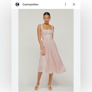 Reformation Gingham Dress